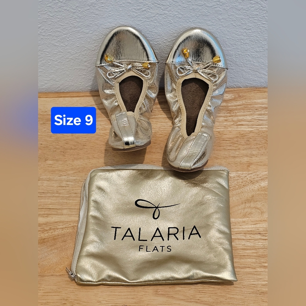 Talaria Foldable Flats, New in Bag, Size 9